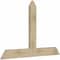 Ekena Millwork Portland Rough Sawn Timber Gable Bracket, Douglas Fir, 60"W x 40"H x 2"D x 6"F, 16/12 Pitch GBW060X40X0206POR00RDF - alternate 4